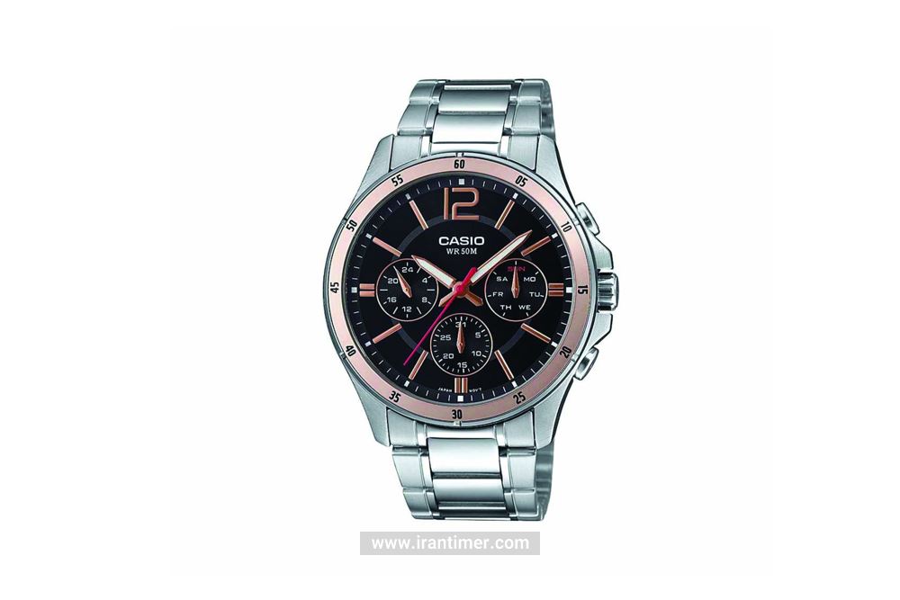 ساعت مچی مردانه کاسیو مدل MTP-1374D-1A2VDF از چه امکاناتی برخوردار است؟
