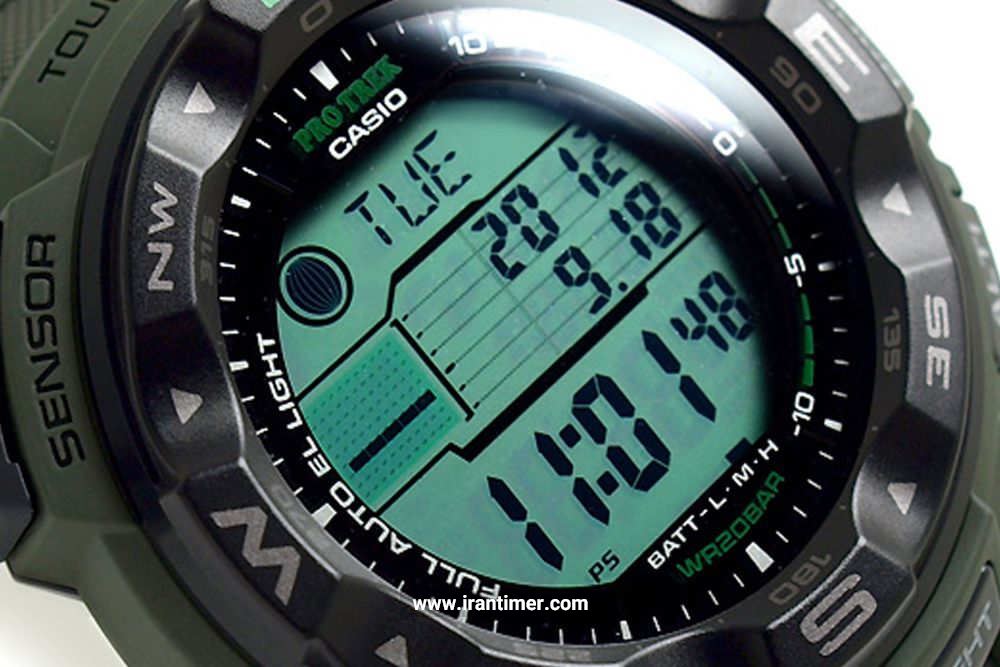 امکانات و ویژگی‌های ساعت مچی مردانه کاسیو مدل PRG-250B-3DR