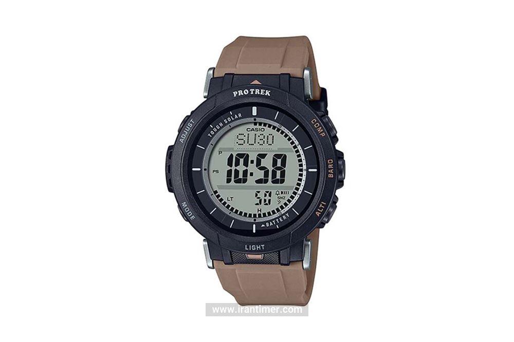 ساعت مچی مردانه کاسیو مدل PRG-30-5DR ساعتی دارای زمان سنج (Stopwatch) با کیفیت ساخت بالا