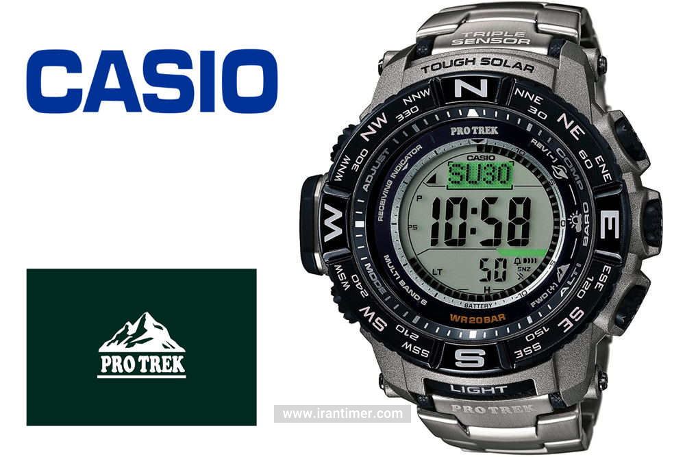 ساعت مچی مردانه کاسیو مدل PRW-3500T-7DR ساعتی قطب نما دار دارای طراحی ظریف