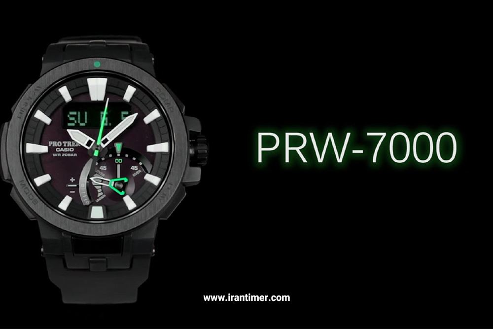 امکانات و خصوصیات ساعت مچی مردانه کاسیو مدل PRW-7000-1BDR