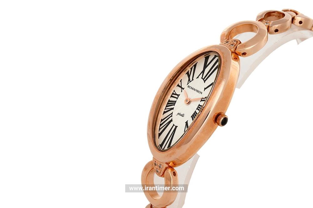 بررسی ظاهری ساعت مچی زنانه رومانسون مدل RM0348QL1RAS5R