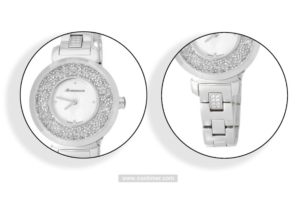 امکانات استفاده شده در ساعت مچی زنانه رومانسون مدل RM6A36QLWWM1R1-W