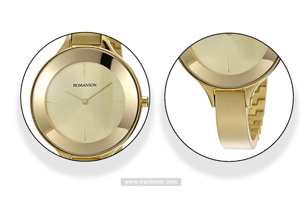 امکانات استفاده شده در ساعت مچی زنانه رومانسون مدل RM8276LL1GA81G-G