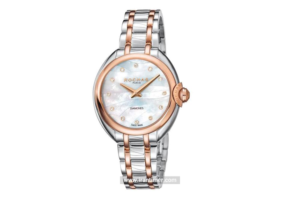 ساعت مچی زنانه روشاس مدل RP2L006M0111 یک ساعت دارای روکش رنگ پی وی دی (PVD) همراه با کیفیت برند