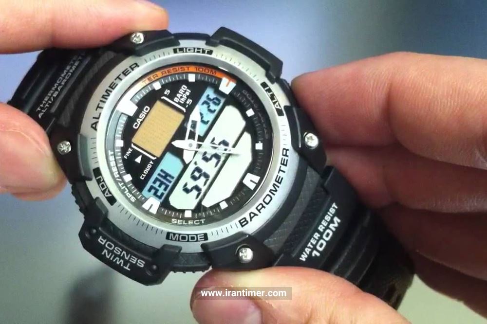 بررسی ظاهری ساعت مچی مردانه کاسیو مدل SGW-400H-1BVDR