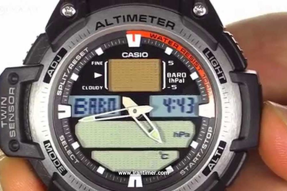 امکانات و ویژگی‌های ساعت مچی مردانه کاسیو مدل SGW-400H-1BVDR