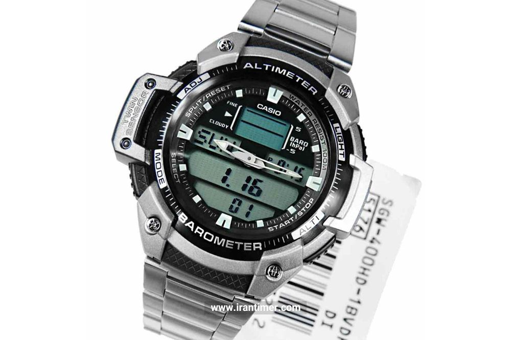 امکانات و ویژگی‌های ساعت مچی مردانه کاسیو مدل SGW-400HD-1BVDR
