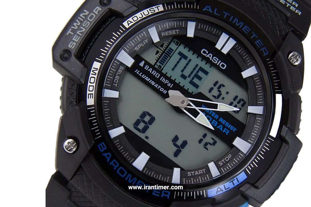 امکانات استفاده شده در ساعت مچی مردانه کاسیو مدل SGW-450H-1ADR