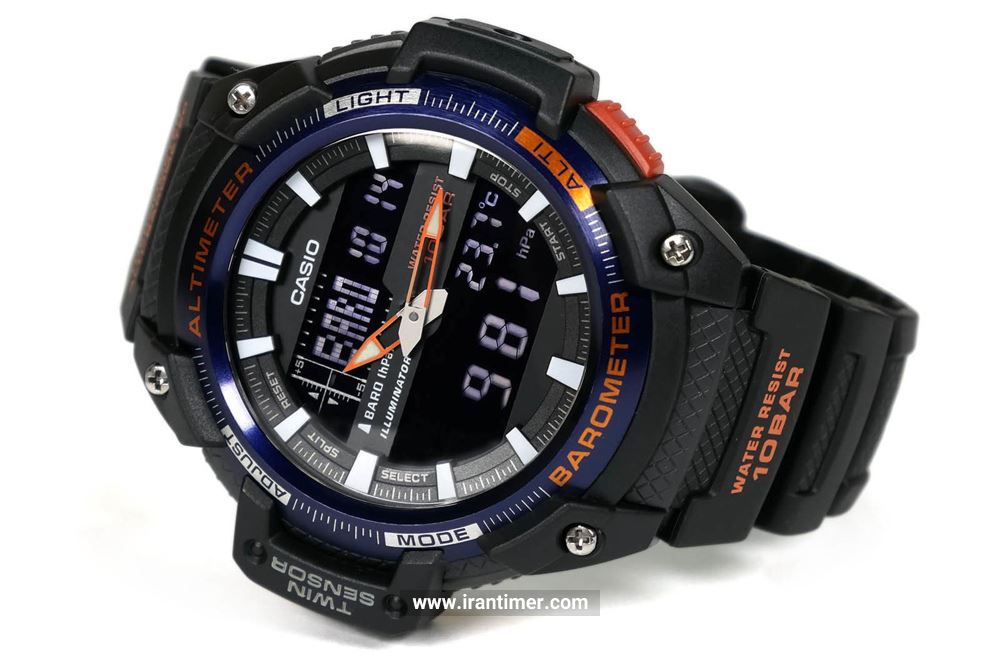 ساعت مچی مردانه کاسیو مدل SGW-450H-2BDR ساعتی دارای تایمر درکنار ظرافت بی نظیر در ساخت