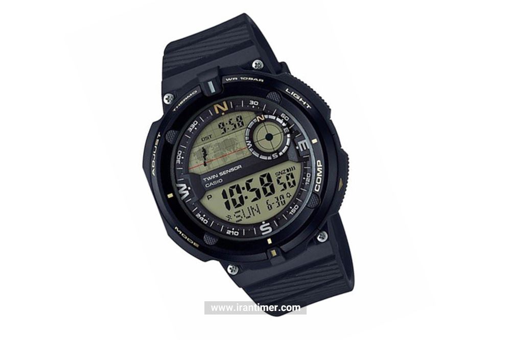ساعت مچی مردانه کاسیو مدل SGW-600H-9ADR ساعتی دارای زمان سنج (Stopwatch) بهره مند از موتور حرفه ای و بدنه مقاوم