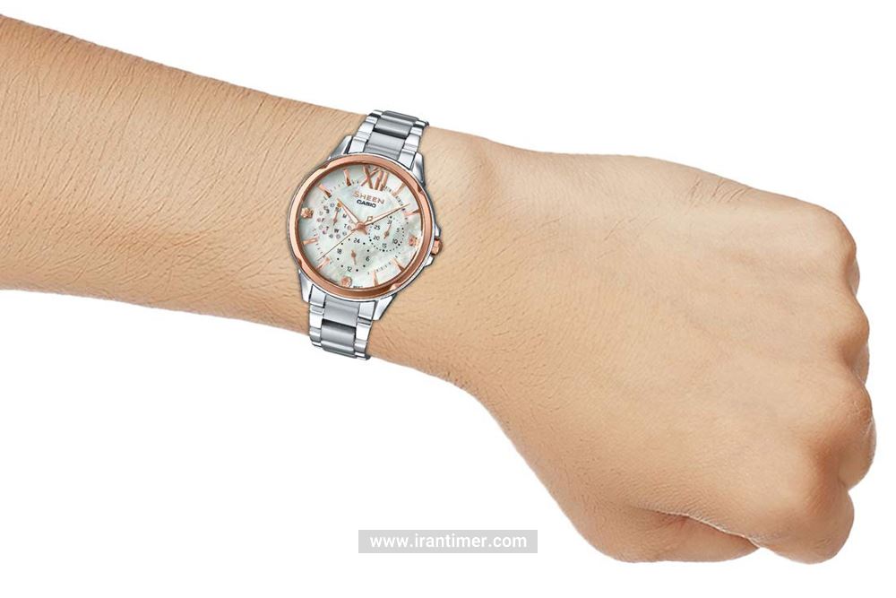 ساعت مچی زنانه کاسیو مدل SHE-3056SG-7AUDR ساعتی دارای ایندکس شب نما دارای اصالت و کیفیت فوق العاده
