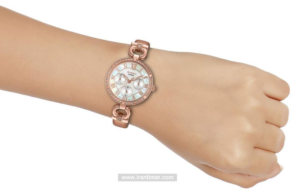بررسی ظاهری ساعت مچی زنانه کاسیو مدل SHE-3067PGL-7BUDF