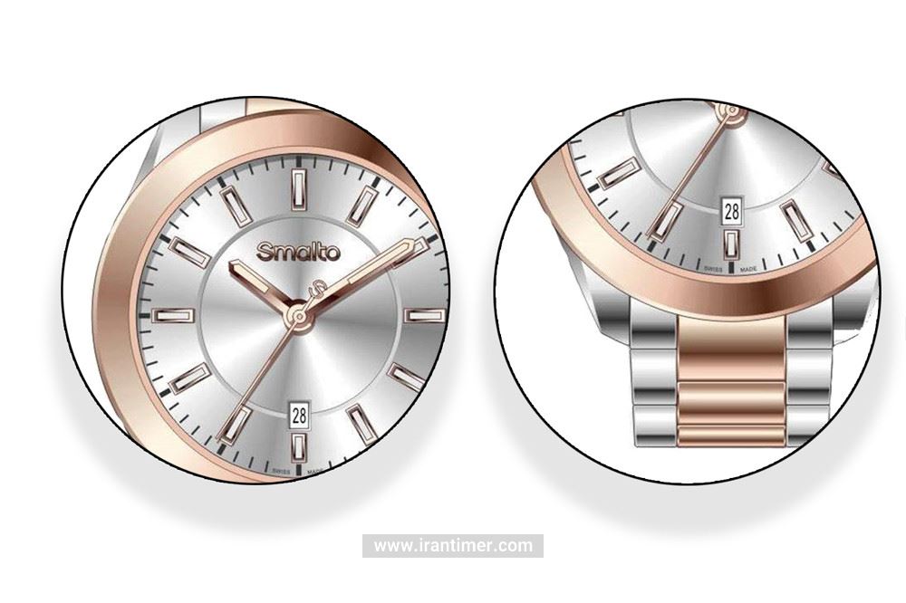 امکانات و ویژگی‌های ساعت مچی مردانه اسمالتو مدل ST1G108M0071