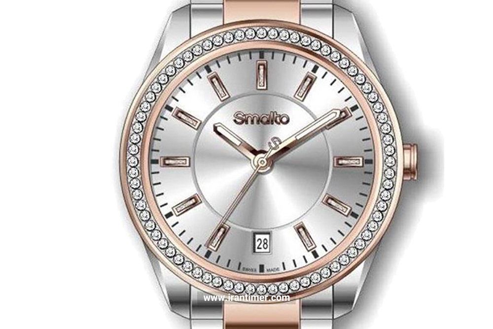 بررسی ظاهری ساعت مچی زنانه اسمالتو مدل ST1L108M0071