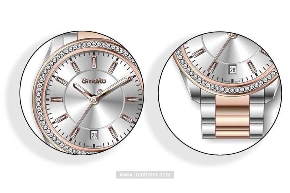 امکانات و ویژگی‌های ساعت مچی زنانه اسمالتو مدل ST1L108M0071