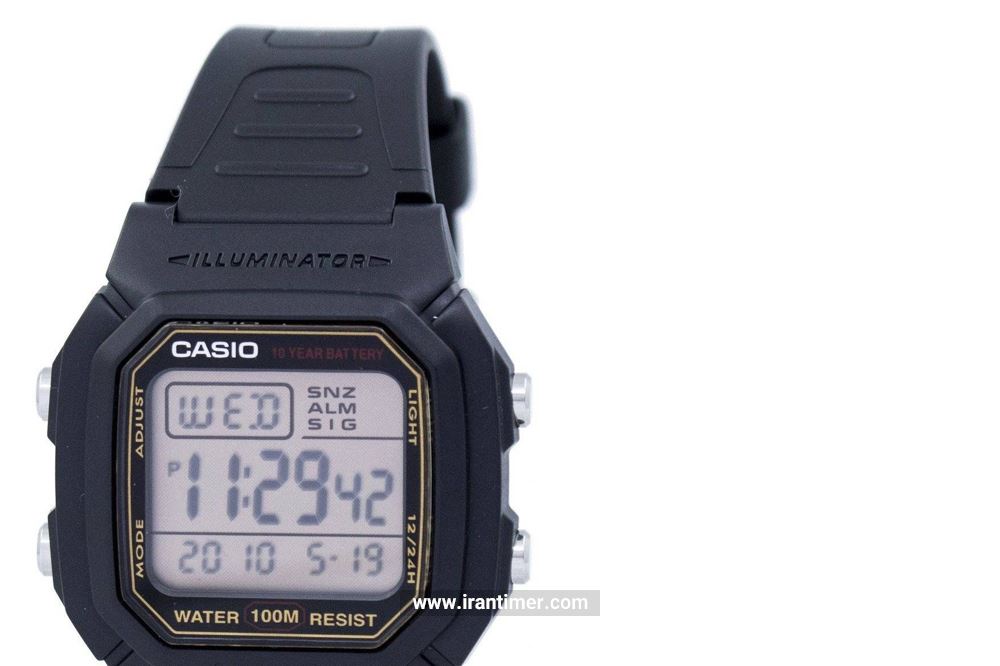 قیمت و خرید ساعت مچی کاسیو CASIO (G-Shock) مدل W-800HG-9AVDF | مردانه اسپرت  تمام پلاستیک، نور پس زمینه، دو زمانه، زمان سنج، نمایش تاریخ کامل، زنگ هشدار