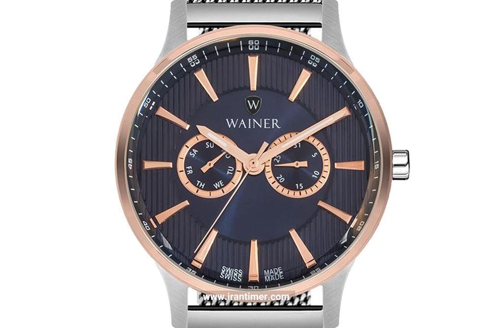بررسی ظاهری ساعت مچی مردانه واینر مدل WA.17895-D