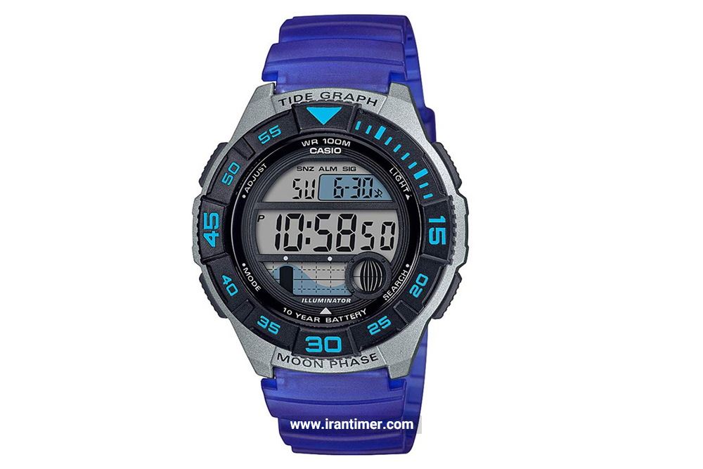 ساعت مچی مردانه کاسیو مدل WS-1100H-2AVDF یک ساعت تقویم دار درکنار ترکیب رنگ خاص