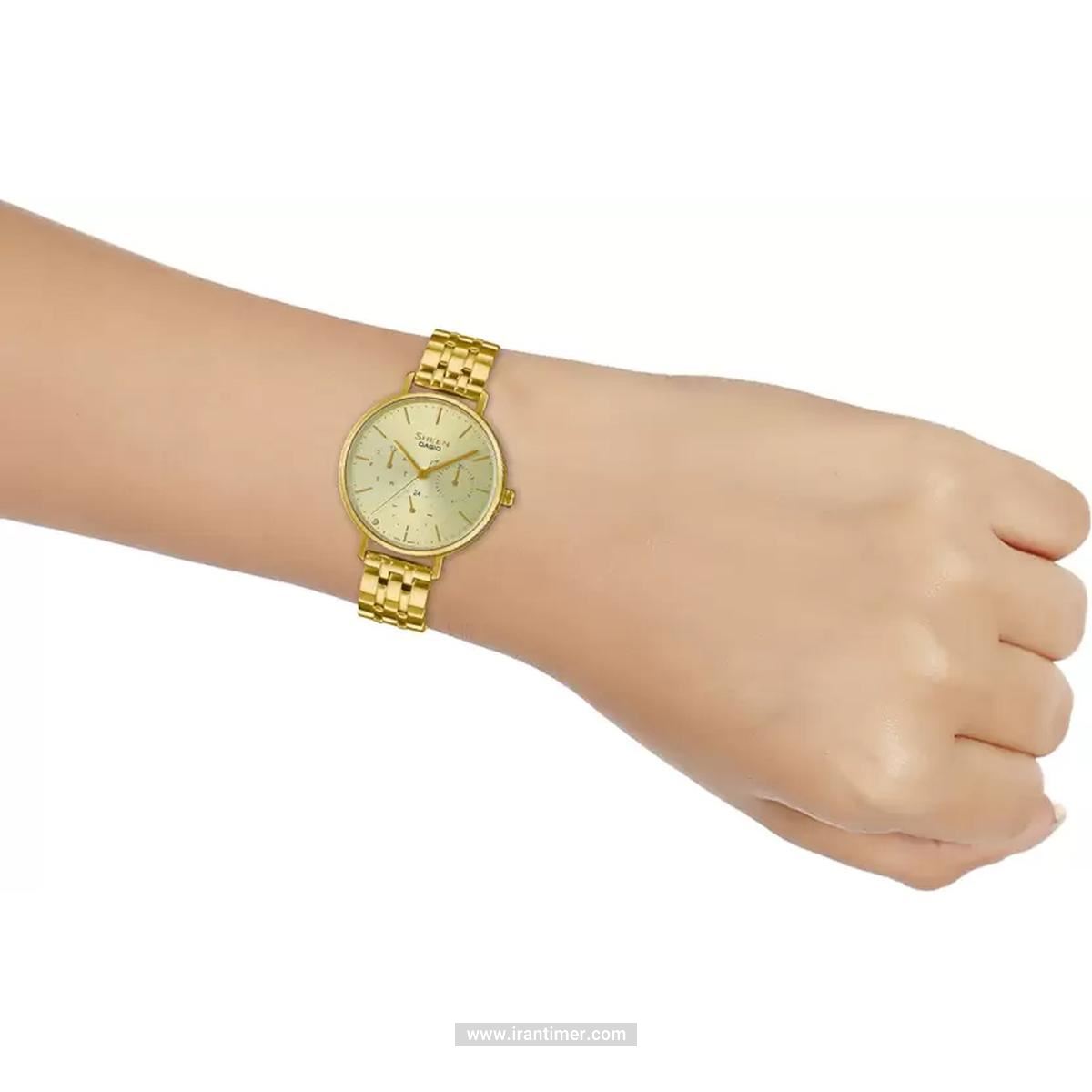 ساعت مچی زنانه کاسیو مدل SHE-4541G-9AUDF ساعتی