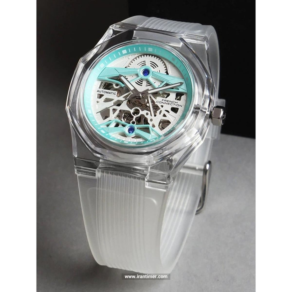 ساعت مچی مردانه فرنچ کانکشن مدل FCA09-4 یک ساعت اسکلتون یا قلب باز درکنار طراحی بسیار زیبا و ظریف
