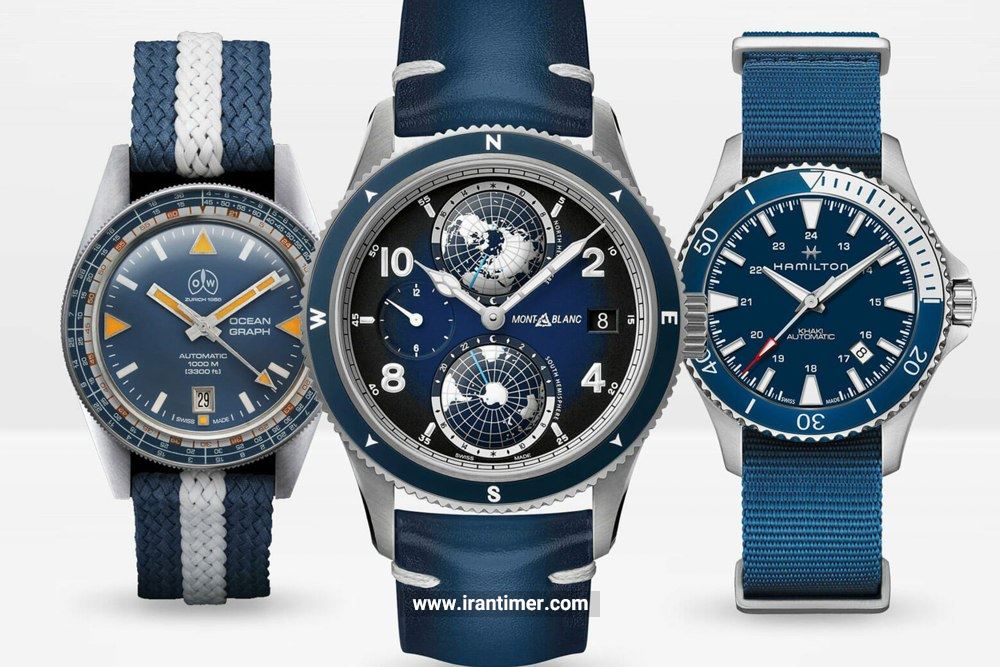 خرید اینترنتی ساعت آبی buy blue colored watches