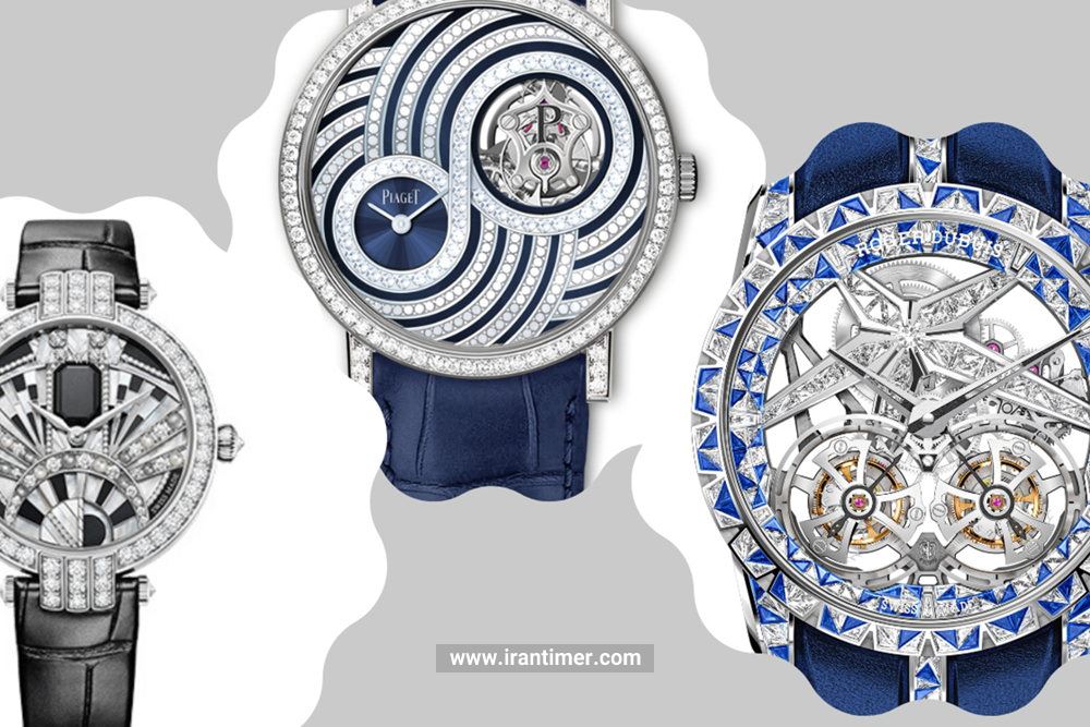 خرید اینترنتی ساعت دارای سنگ قیمتی buy jewlery watches