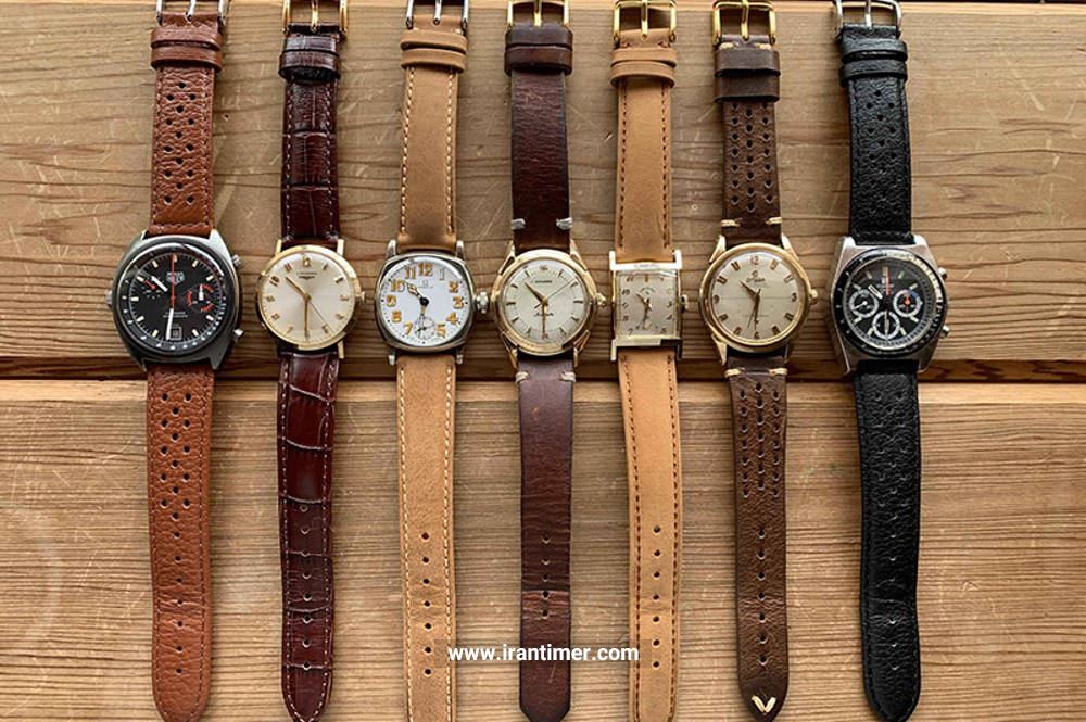 خرید اینترنتی ساعت بند چرمی buy leather strap watches