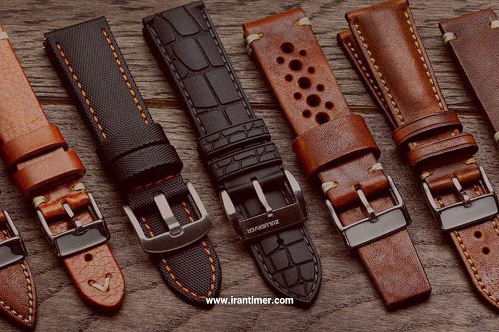 خرید اینترنتی ساعت بند چرمی buy leather strap watches