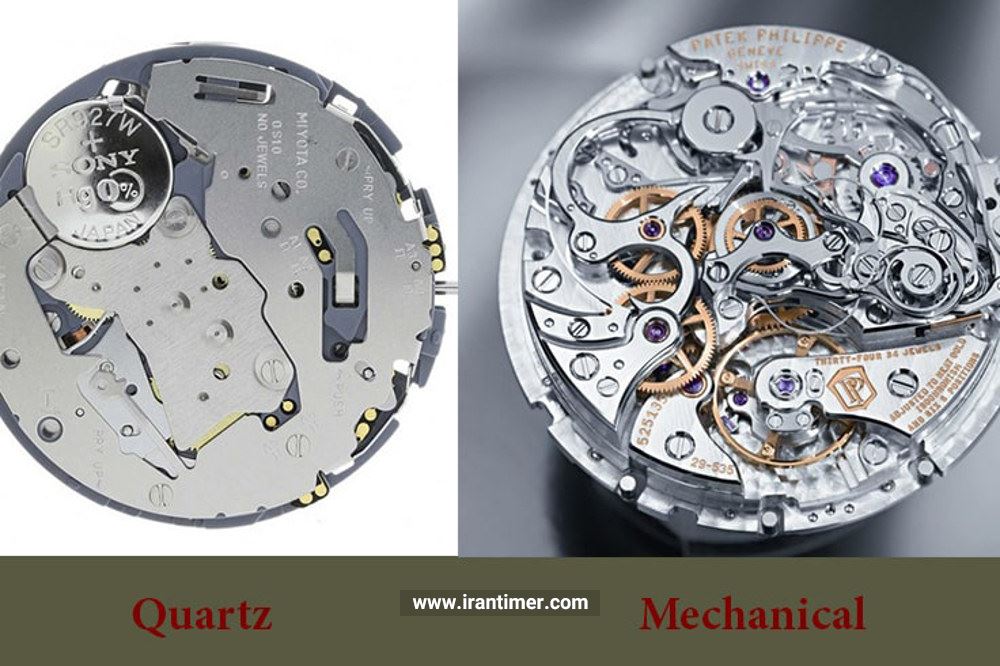 خرید اینترنتی ساعت موتور کوارتز buy quarts movement watches