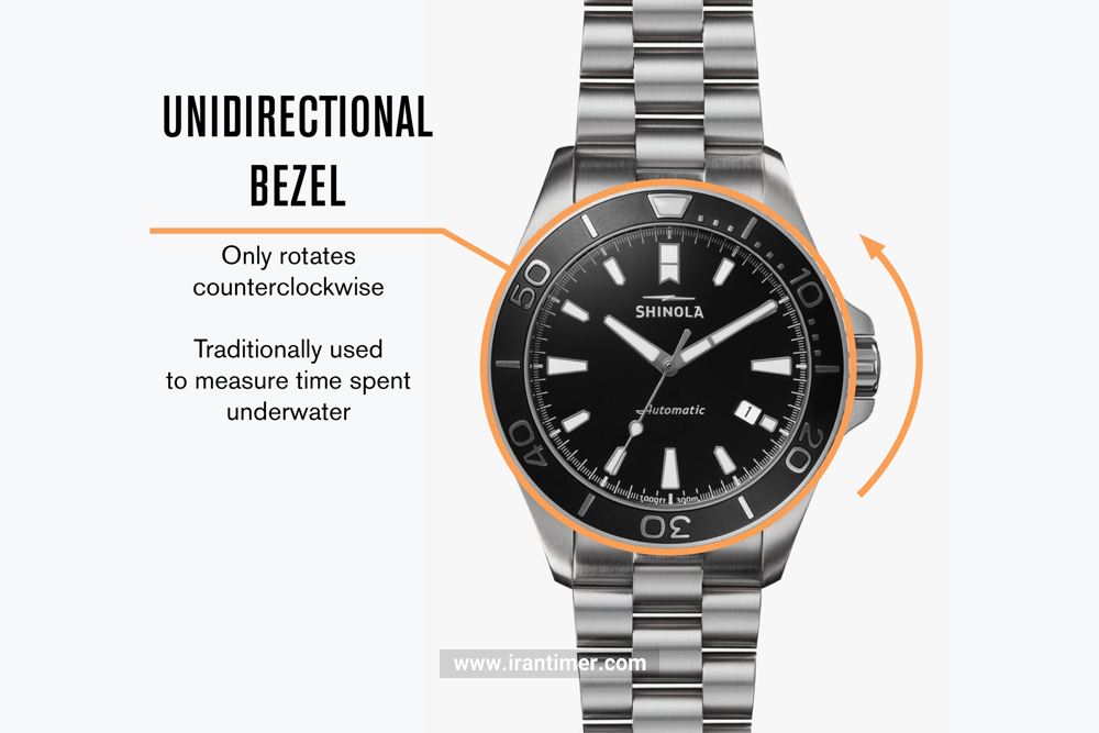 خرید اینترنتی ساعت دارای زه قاب چرخشی buy rotating bezel watches