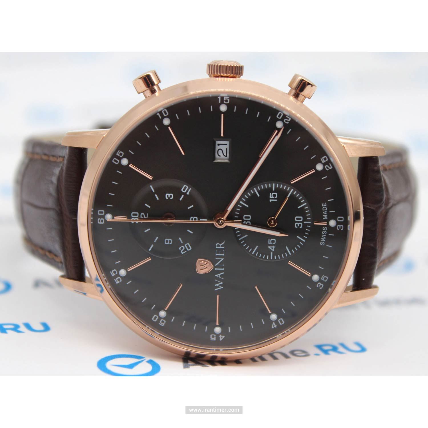 قیمت و خرید ساعت مچی مردانه واینر(WAINER) مدل WA.19196-B کلاسیک | اورجینال و اصلی