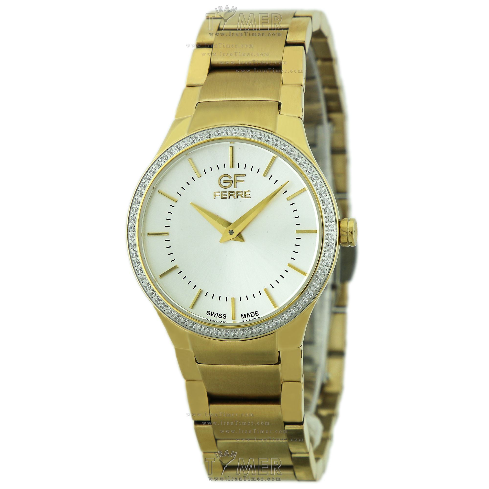 قیمت و خرید ساعت مچی زنانه جی اف فره(GF FERRE) مدل GF.GP74492.2.2 کلاسیک | اورجینال و اصلی