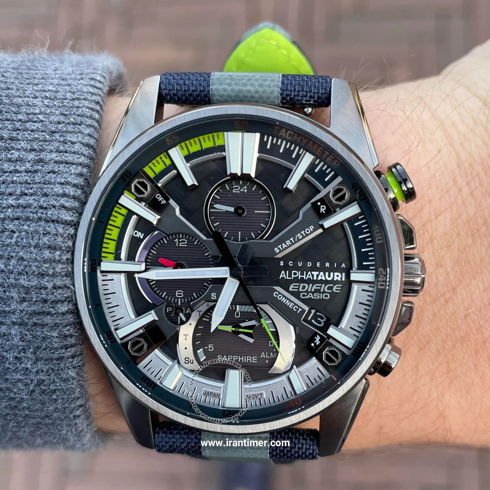 قیمت و خرید ساعت مچی مردانه کاسیو (CASIO) ادیفس(ادیفایس) مدل EQB-1200AT-1ADR اسپرت | اورجینال و اصلی