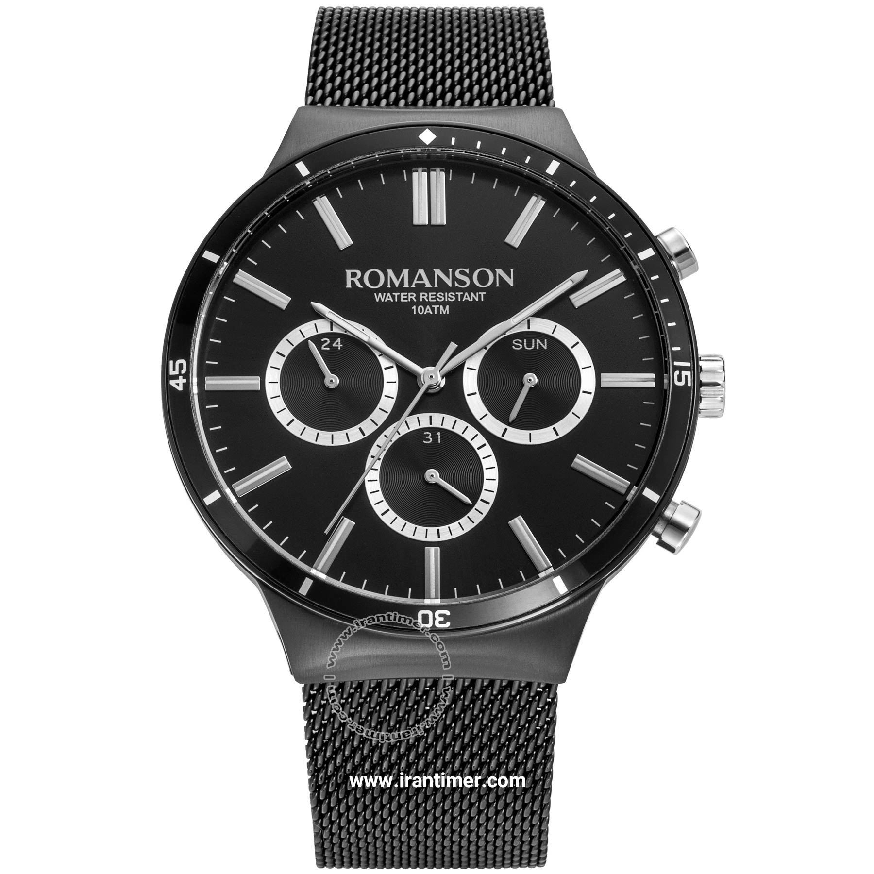 قیمت و خرید ساعت مچی مردانه رومانسون(ROMANSON) مدل TM9A20FMBBA32W-BK کلاسیک | اورجینال و اصلی