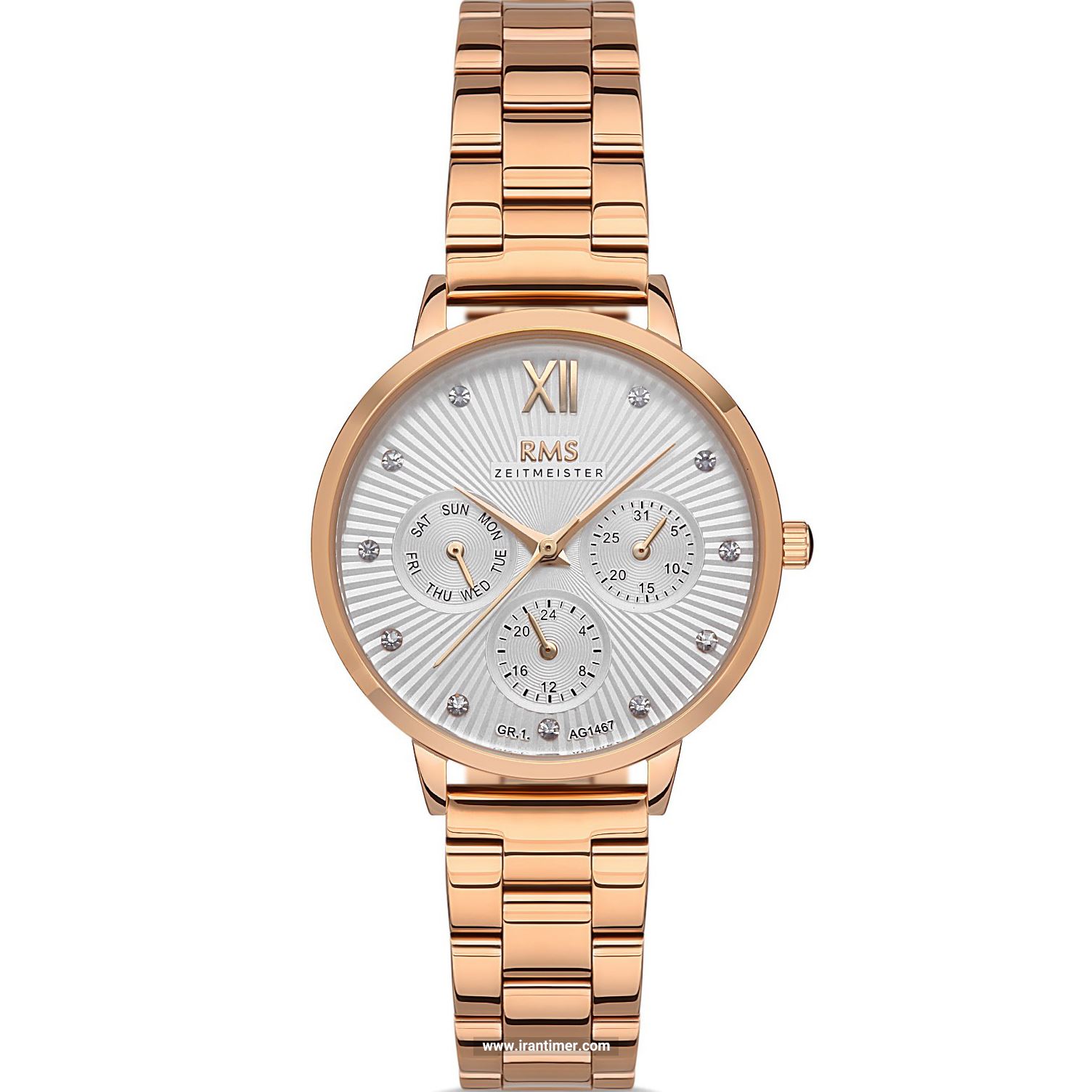 قیمت و خرید ساعت مچی زنانه آر ام اس زیمستر(RMS ZEITMEISTER) مدل GR.1.AG1467.04 کلاسیک | اورجینال و اصلی