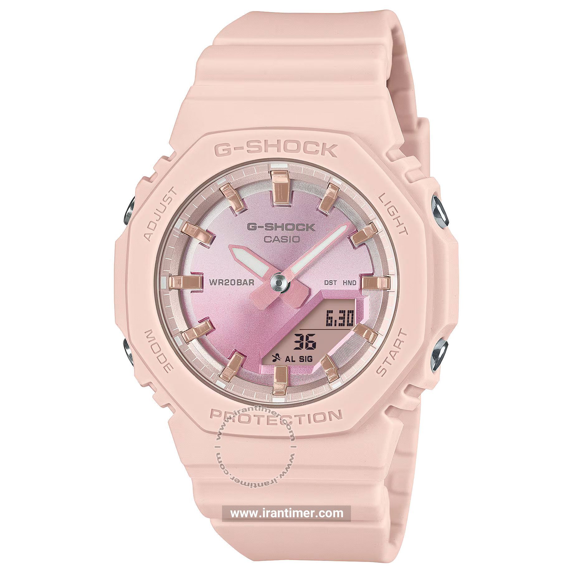 قیمت و خرید ساعت مچی زنانه کاسیو (CASIO) مدل GMA-P2100SG-4ADR اسپرت | اورجینال و اصلی