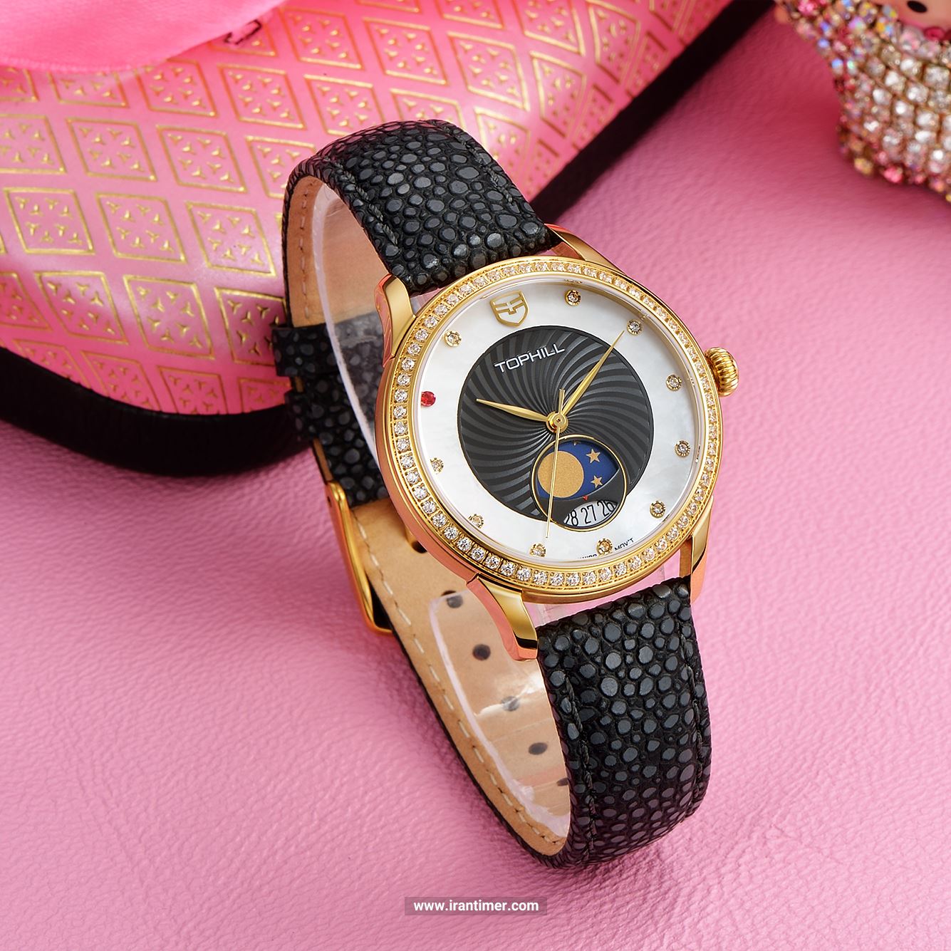 قیمت و خرید ساعت مچی زنانه تاپ هیل(TOPHILL) مدل TE030L.NB2167 فشن | اورجینال و اصلی