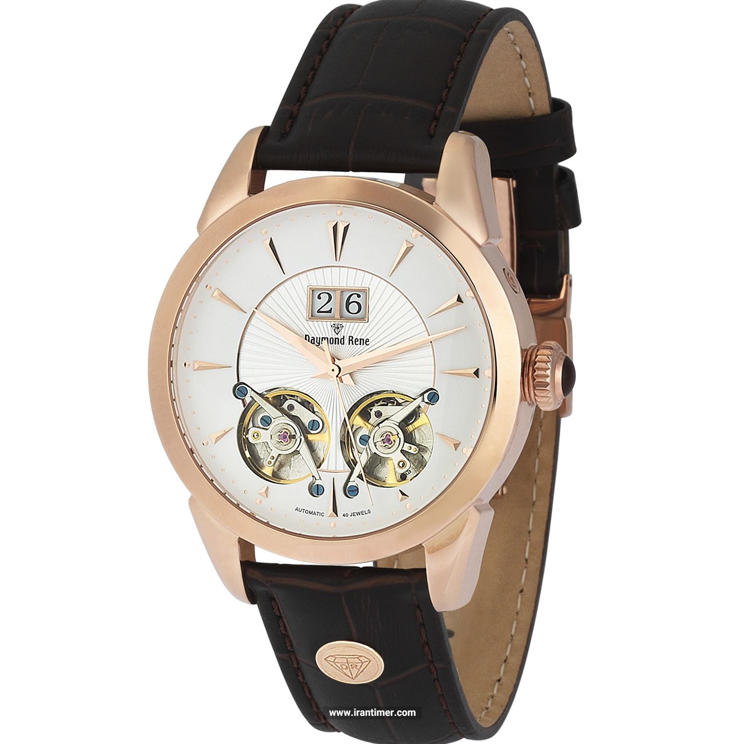 قیمت و خرید ساعت مچی مردانه دیموند رنه(DAYMOND RENE) مدل 2016-02OK-R1 کلاسیک | اورجینال و اصلی