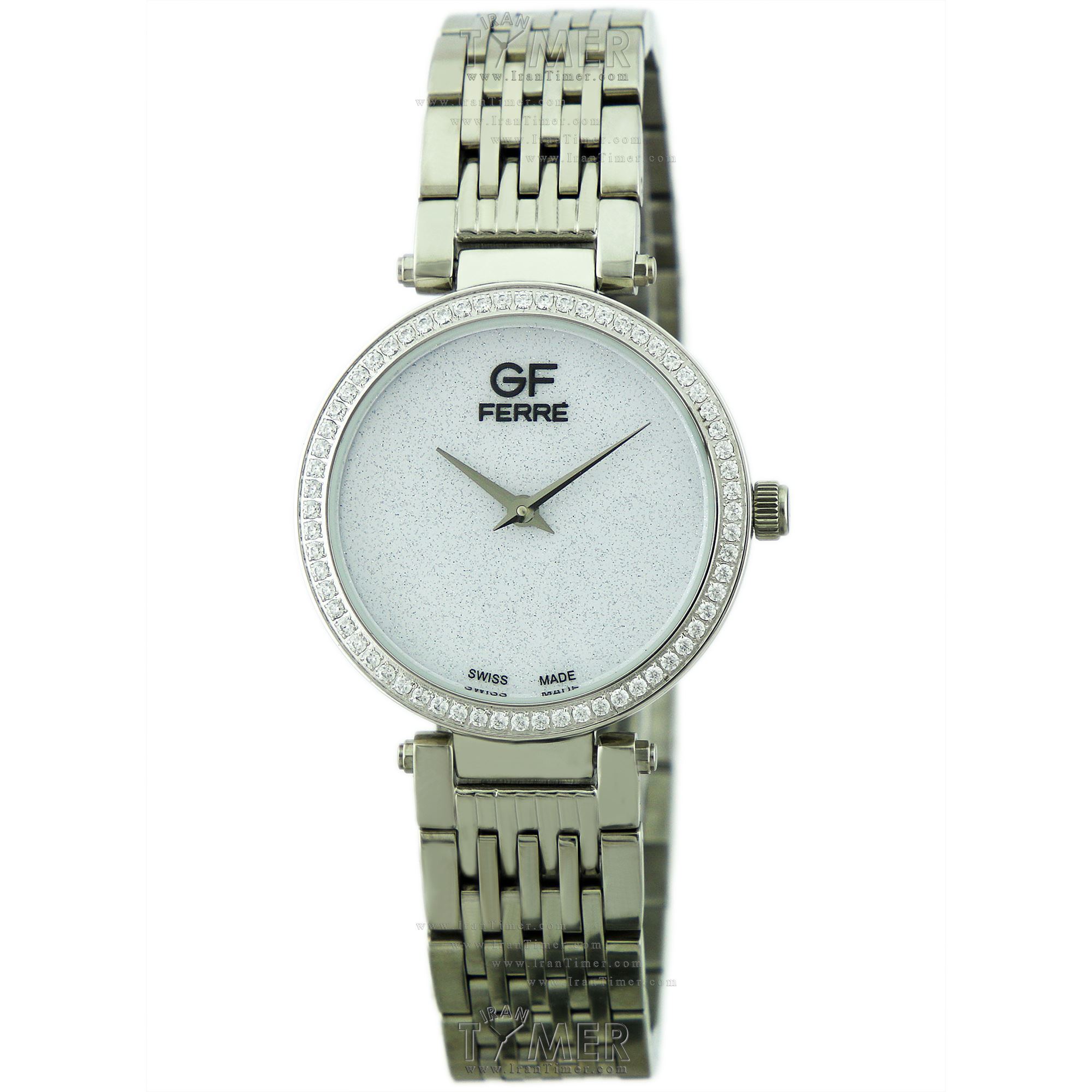 قیمت و خرید ساعت مچی زنانه جی اف فره(GF FERRE) مدل GF.SS74761.1.2 کلاسیک | اورجینال و اصلی