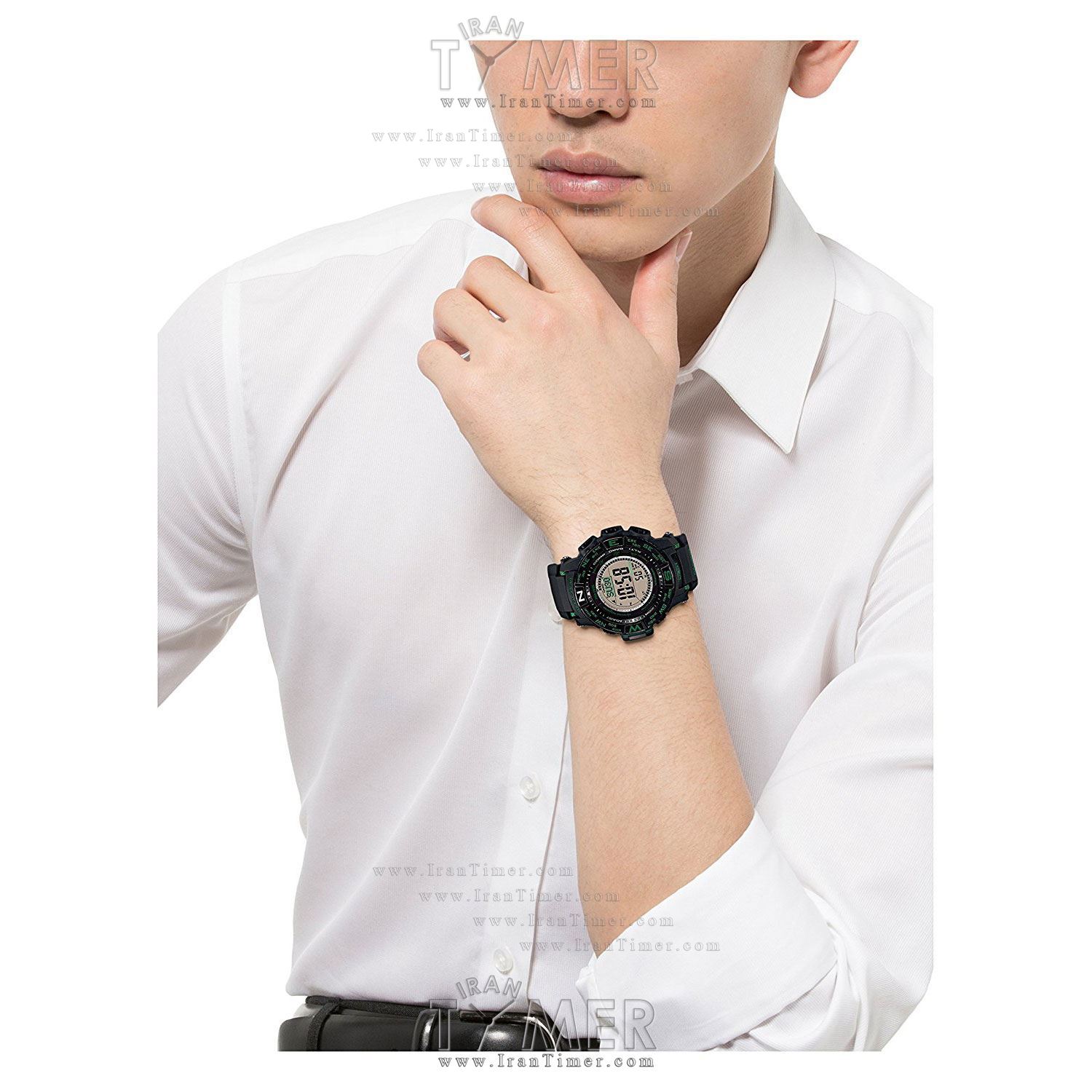 قیمت و خرید ساعت مچی مردانه کاسیو (CASIO) پروترک مدل PRW-S3500-1DR اسپرت | اورجینال و اصلی