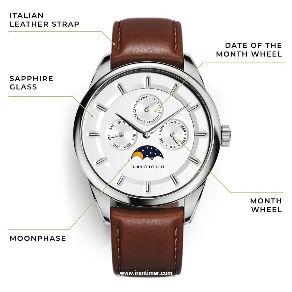 قیمت و خرید ساعت مچی مردانه فیلیپولورتی(Filippo Loreti) مدل FL00101 کلاسیک | اورجینال و اصلی
