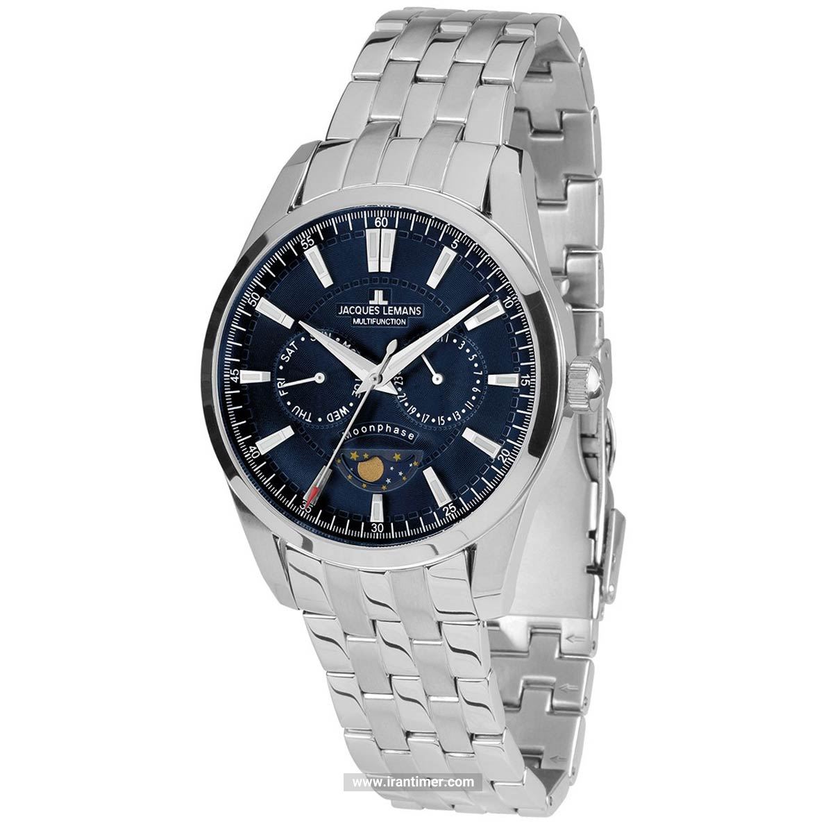 قیمت و خرید ساعت مچی مردانه ژاک لمن(JACQUES LEMANS) مدل 1-1901F کلاسیک | اورجینال و اصلی