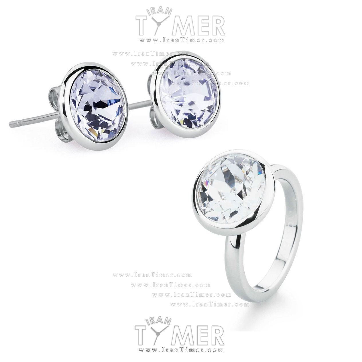 قیمت و خرید ست حلقه (انگشتر) گوشواره زنانه برازوی(BROSWAY) مدل BRT34-SET فشن (ست لباس) | اورجینال و اصلی