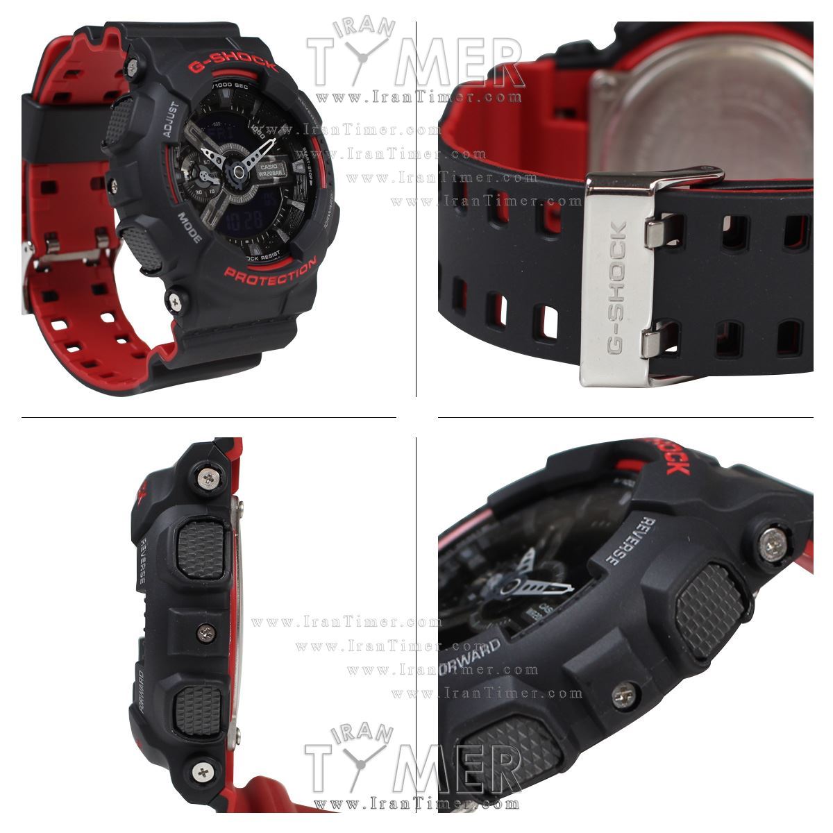 قیمت و خرید ساعت مچی مردانه کاسیو (CASIO) جی شاک مدل GA-110HR-1ADR اسپرت | اورجینال و اصلی