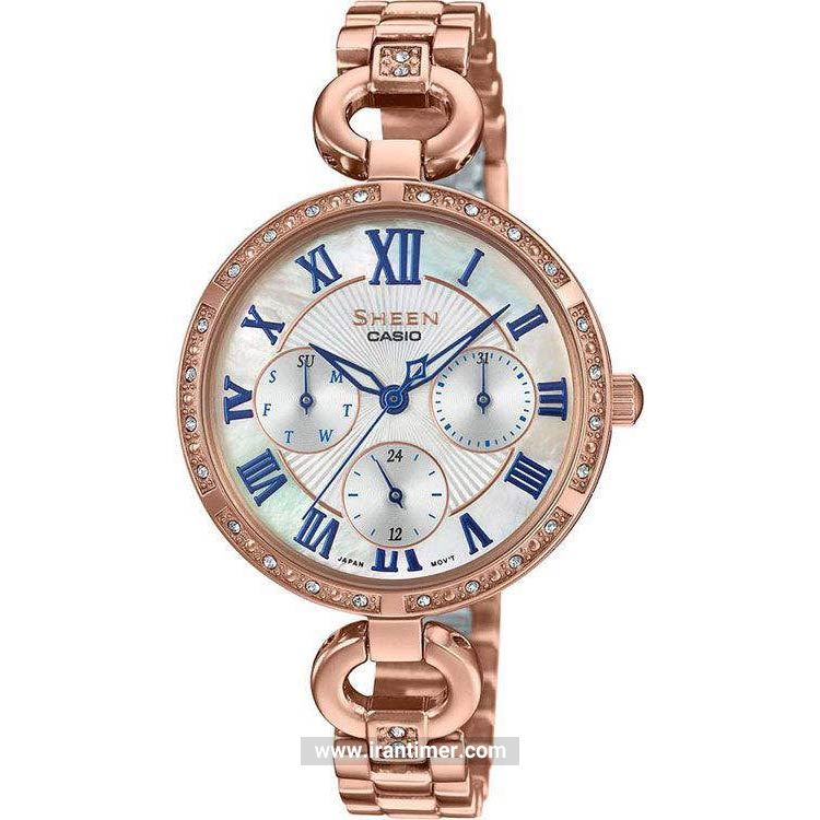 قیمت و خرید ساعت مچی زنانه کاسیو (CASIO) شین مدل SHE-3067PG-7AUDF کلاسیک | اورجینال و اصلی