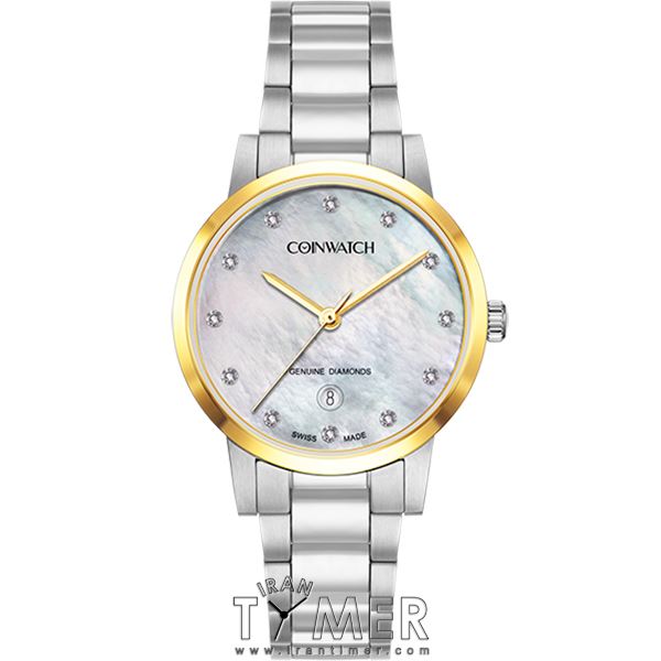 قیمت و خرید ساعت مچی زنانه کوین واچ(COINWATCH) مدل C180TWH کلاسیک | اورجینال و اصلی