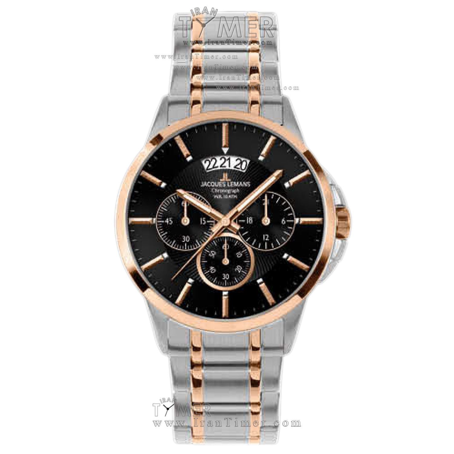 قیمت و خرید ساعت مچی مردانه ژاک لمن(JACQUES LEMANS) مدل 1-1542F کلاسیک | اورجینال و اصلی