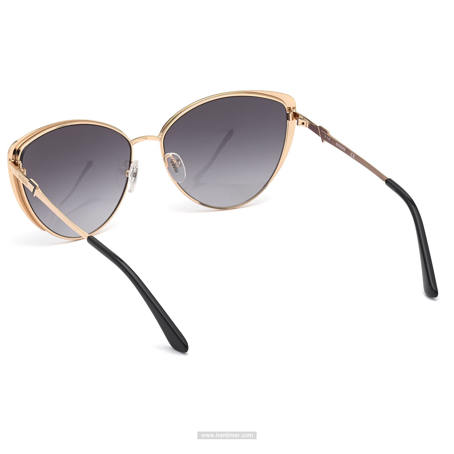 قیمت و خرید عینک آفتابی زنانه کلاسیک (guess) مدل GU 7744 01B 61 | اورجینال و اصلی