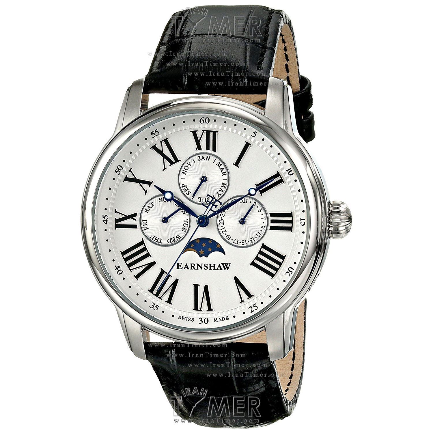 قیمت و خرید ساعت مچی مردانه ارنشا(EARNSHAW) مدل ES-0019-02 کلاسیک | اورجینال و اصلی